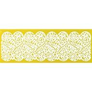 Double Hearts Lace Silicone Lace Mat by Chef Alan Tetreault