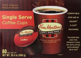 Tim Horton's Single Serve Coffee Cups, Original Blend, 24 Count N41