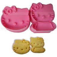 1 Set Cute Kitty Cat Design Baking Cookie Fondant Cake SugarCraft Biscuit Chocolate Clays DIY Modelling Paste...