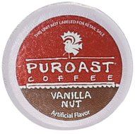Puroast Low Acid Coffee Single Serve, 2.0 Keurig Compatible, Vanilla Nut, 12 Count N22