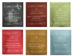 Harney &amp; Sons Variety Pack ,48 Tea Bags (8 English Breakfast, 8 Green Citrus Ginkgo, 8 Decaff Earl Grey,8 Cinnamon...