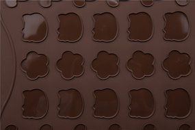 27 Cavity Cartoon Silicone Macaron Baking Mat Mickey Kitty Cherry