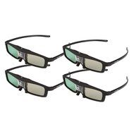 SainSonic 3D Active Shutter Glasses 10M 144Hz Rechargeable Infrared for Acer ViewSonic BenQ Vivitek Optoma 3D... N43