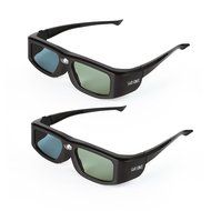 SainSonic 3D Active Shutter Glasses 10M 144Hz Rechargeable Infrared for Acer ViewSonic BenQ Vivitek Optoma 3D... N45