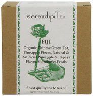 SerendipiTea Fiji, China Green Tea, Pineapple Papaya Cornflower Petals &amp; Natural Flavor, 4-Ounce Box N2