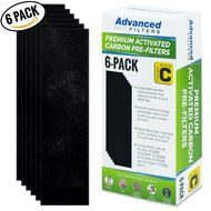 Premium Carbon Activated Pre Filter 6 Pack for Germ Guardian Air Purifier Models AC5000 Series, Replacement Pre-Filter... N3