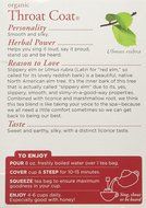 Traditional Medicinals Organic Throat Coat- Caffeine Free- 2 Pack (Total of 32 Tea Bags) N4