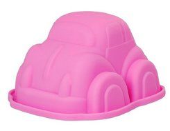 Car Shaped Silicone Cake Mold (Pink) N2