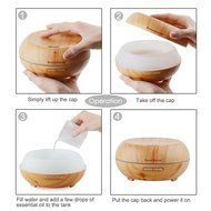 InnoGear 200ml Aromatherapy Essential Oil Diffuser, Wood Grain N4