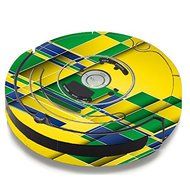 Skin Decal Vinyl Wrap For IRobot Roomba 650 655 Vacuum / Brazil Tech Colors
