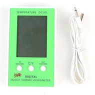 Fans Mini Digital Thermometer Hygrometer Temperature Humidity Gauge Plastic N4