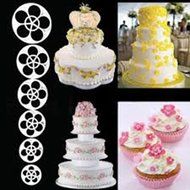Cake &amp; Cookie Cutters 6Pcs Plum Flower Fondant Cake Sugarcraft Cutter Mold N2