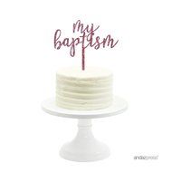 Andaz Press Baby Shower Acrylic Cake Toppers, Gold Glitter, Oh Baby, 1-Pack, Nautical Ocean Themed Party Decor... N3