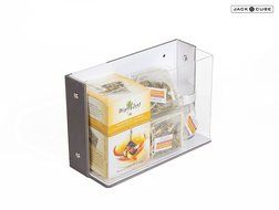 Jack Cube Magnetic Magnet Multi Functional K-Cup Drug Spice Jars Storage Box Holder Organizer Carousel Keurig...