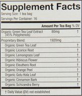 Choice Organic Teas Tea Bag, Simply Detox, 16 Count N23