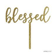 Andaz Press Baby Shower Acrylic Cake Toppers, Gold Glitter, Oh Baby, 1-Pack, Nautical Ocean Themed Party Decor... N12