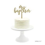 Andaz Press Baby Shower Acrylic Cake Toppers, Gold Glitter, Oh Baby, 1-Pack, Nautical Ocean Themed Party Decor... N14
