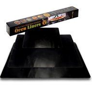 Baking Sheet Set 3 Piece Oven Mat Liner Non Stick Cooking Bakeware Grill Cookie N2