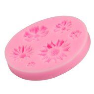 Witkey Romantic Sunflower Chrysanthemum Shape Silicone Decorating Craft Mold for Cake Cupcake Fondant Chocolate... N2