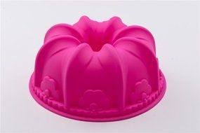 Single Cavity Big Flower Shape Cake Baking Mold Food Grade Heat Resistant
