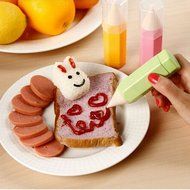 bouti1583 3 Pcs Gourmet Painting Pen Baking Cookies DIY Painting Pen Cake Bread Chocolate Painting Pen Cake Decoration...