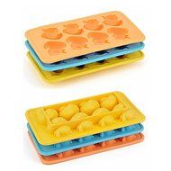 Y&amp;XL&amp;H Silicone Cartoon Duck Shape Ice Mould Ice Cubes Tray Pudding Jelly Mold (Random Color)