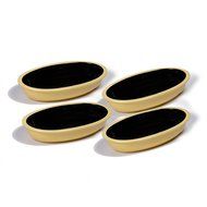 Ovenex 24 oz. Oval Ceramic Baking &amp; Serving Dish &ndash; 4 Pack (Sky Blue) N19