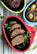 Ovenex 24 oz. Oval Ceramic Baking &amp; Serving Dish &ndash; 4 Pack (Sky Blue) N20