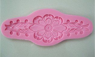 HSE Beautiful Flower shape Chocolate Candy Jello 3D silicone fondant lace Mold Mould cake decoration/pastry tools N13