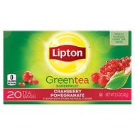 Lipton Green Tea Superfruit, Cranberry Pomegranate 20 ct N7