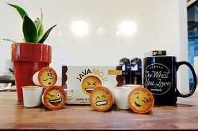JavaMoji, Emoji K-Cup Pods, Dark Roast Coffee, 100% Recyclable, 12 Count N9