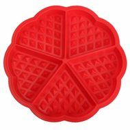 Dynaics Waffles Mold Bread Heart Silicone Fondant Sugarcraft Cake Decor