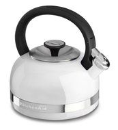 KitchenAid KTEN20DBWH 2.0-Quart Kettle with Full Handle and Trim Band WHITE