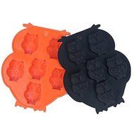 Y&amp;XL&amp;H (Random color)1Pcs Ice Cube Ice Cube Tray Soap Mold Owl Shaped Silicone Cake Mold Chocolate Mold N2