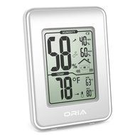 Oria Hygrometer Thermometer, Indoor Digital Weather Station, Hygrothermograph, Multifunctional Temperature and... N2