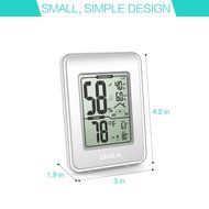 Oria Hygrometer Thermometer, Indoor Digital Weather Station, Hygrothermograph, Multifunctional Temperature and... N3