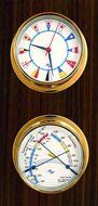 White Flag 5.75 Cabin Gift Set presented in a Leather Finish Felt Lined Gift Box with Clock and Comfort Meter N3