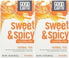 Good Earth Original Caffeine Free Tea Bags - 18 ct - 2 pk