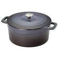 Guy Fieri Graphite 5.5-quart Cast Iron/ Porcelain Dutch Oven