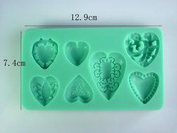 Love Shape Silicone Soap Mold Fondant Cake Decorating Styling Tools Bakeware Cooking Tools Kitchen Accessories N4