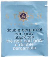 Stash Tea Double Bergamot Earl Grey Black Tea, 10 Count Tea Bags in Foil (Pack of 12) N25