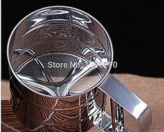 STANLESS STEEL SEIVE CUP SCREEN MESH POWDER FLOUR SIEVE BAKING TOOLS FOR CAKES516 N6