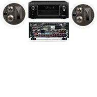 Klipsch KL-7502-THX In-Ceiling LCR(Pair)-Denon AVR-X4000 IN-Command 7.2- White