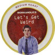 Workaholics Straight Grizzly Single-Cup Coffee for Keurig K-Cup Brewers 12-Count N10
