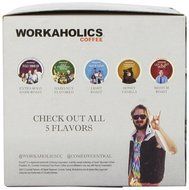 Workaholics Straight Grizzly Single-Cup Coffee for Keurig K-Cup Brewers 12-Count N12