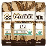 Bali Blue Moon Organic, Rain Forest Alliance, Whole Bean coffee, Fresh Roasted Coffee LLC. (2 lb.) N3