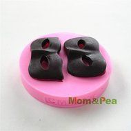Mom&amp;pea 0527 Catwoman Mask Shaped Silicone Mould for Fondant Cake Sugar Paste Cake Decoration 3d Cake Toppers... N3
