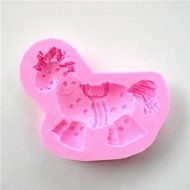 Wocuz W0496 Horse Fondant Chocolate Candy Making Silicone Mold Cake Decoration Mould Small Pastry Tool N2