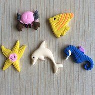 Generic Baking Tool Silicone Sugarcraft Cake Decorating Crab Mold Hippocampus Mould Starfish
