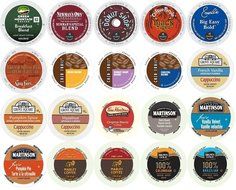 20-count K-cup for Keurig Brewers Coffee Variety Pack Featuring Green Mountain, Newman's Own Organic, Coffee People...